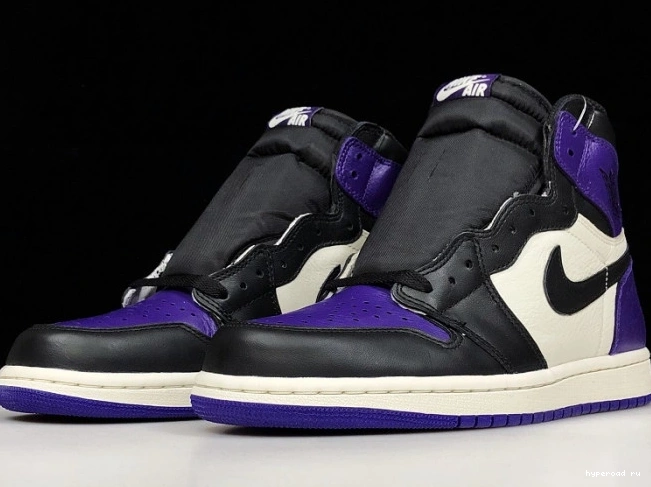 Air Jordan Purple Court 1 555088-501 0706